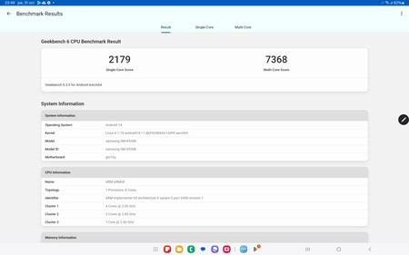 Screenshot 20241031 234957 Geekbench 6
