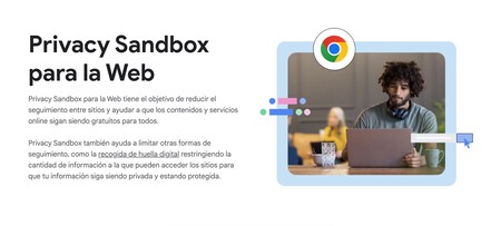 Captura de pantalla de la web de Privacy Sandbox