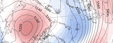 Con semanas de retraso, el vórtice polar ha despertado. Ahora se prepara el primer gran calentamiento súbito de la temporada 
