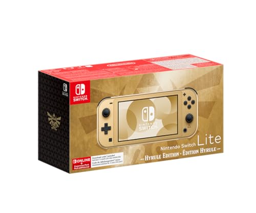 Nintendo Switch Lite (Hyrule Edition) + 12 meses de Nintendo Switch Online