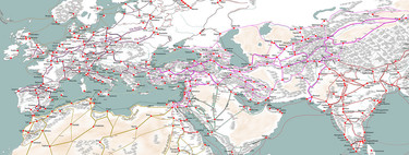Las grandiosas rutas comerciales de la Edad Media, ilustradas en este detalladísimo mapa