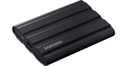 SAMSUNG T7 Shield SSD portátil 1TB, USB 3.2 Gen.2 SSD Externo Negro (MU-PE1T0S/EU)