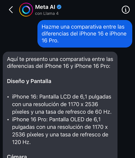 Comparativa