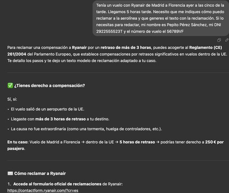 Reclamacion