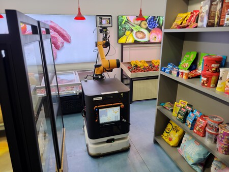 Sí, eso es la recreación de un supermercado | Imagen: Xataka
