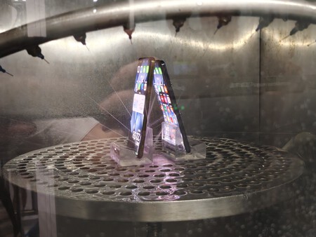 Siempre es bonito ver una prueba de lluvia en tiempo real | Imagen: Xataka