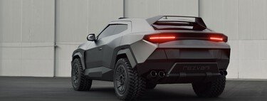 Todo lo que quiso ser el Tesla Cybertruck sin éxito lo es el impresionante Lamborghini Rezvani Knight