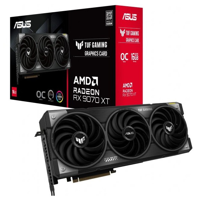 Asus TUF Gaming Radeon RX 9070 XT OC Edition 16GB GDDR6 - Tarjeta gráfica