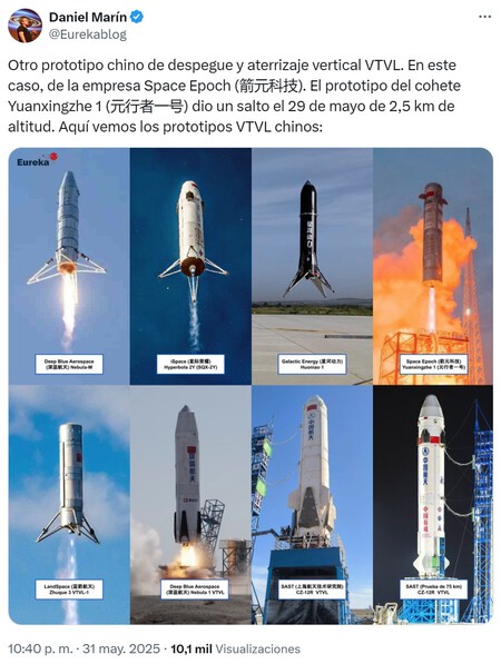 Captura de pantalla de un tweet del divulgador Daniel Marín de Eureka