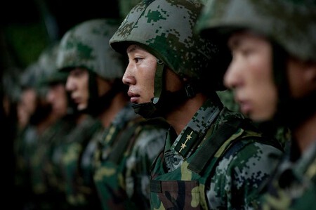 Soldados del Ejército Popular de Liberación de China en 2011